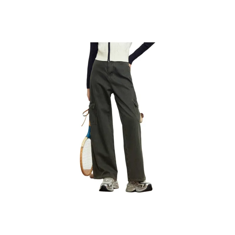 ZIHAN Jeans Women's Denim Green-1