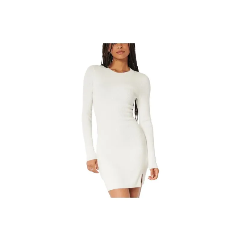 Hollister Long-Sleeved Dresses Women's Cream-1