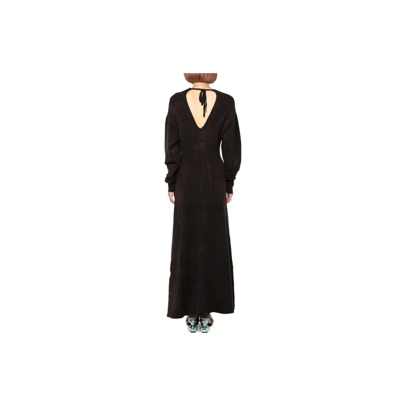 Maison Mihara Yasuhiro Long Sleeved Dresses Women's Black-2