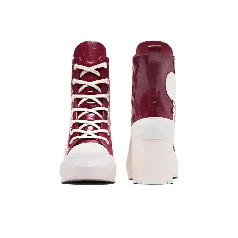 Chuck 70 De Luxe Heel Converse High 'Embossed Crocodile Cabernet' Women's-2