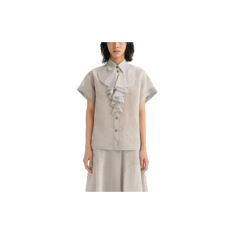 KARL LAGERFELD / Karl Lagerfeld Jeans Shirts Women's Gray-1