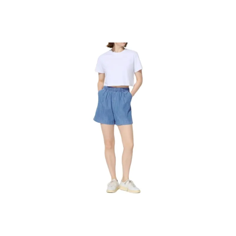UNIQLO Denim Shorts Women's Royal Blue-1