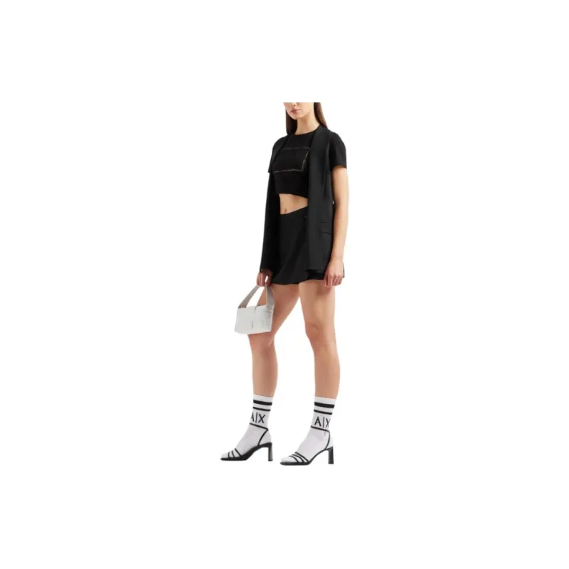 ARMANI EXCHANGE SS24 Casual Shorts Women's Black-3