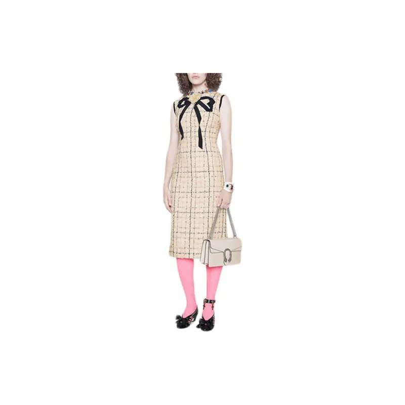 GUCCI 2010s Tweed Dress-1