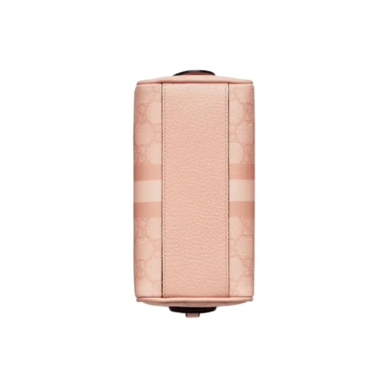 GUCCI Canvas Bag, Shoulder Bag, Crossbody Bag, Handbag Extra Mini Unisex Gray Pink-4