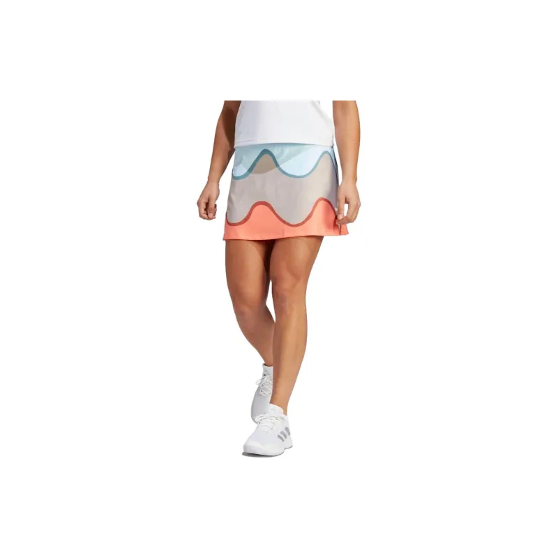 Adidas Adidas X Marimekko Casual Short Skirts Women's Light Blue-1