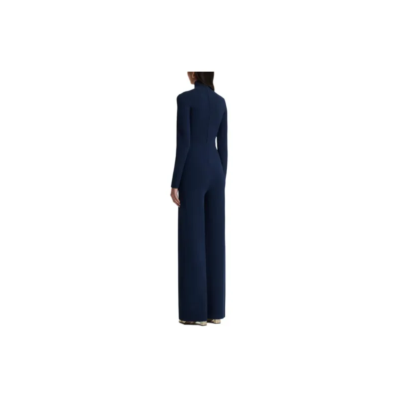 SCANLAN THEODORE Micro Crepe Jumpsuit Jumpsuit Women's Navy/Marine Blue-1