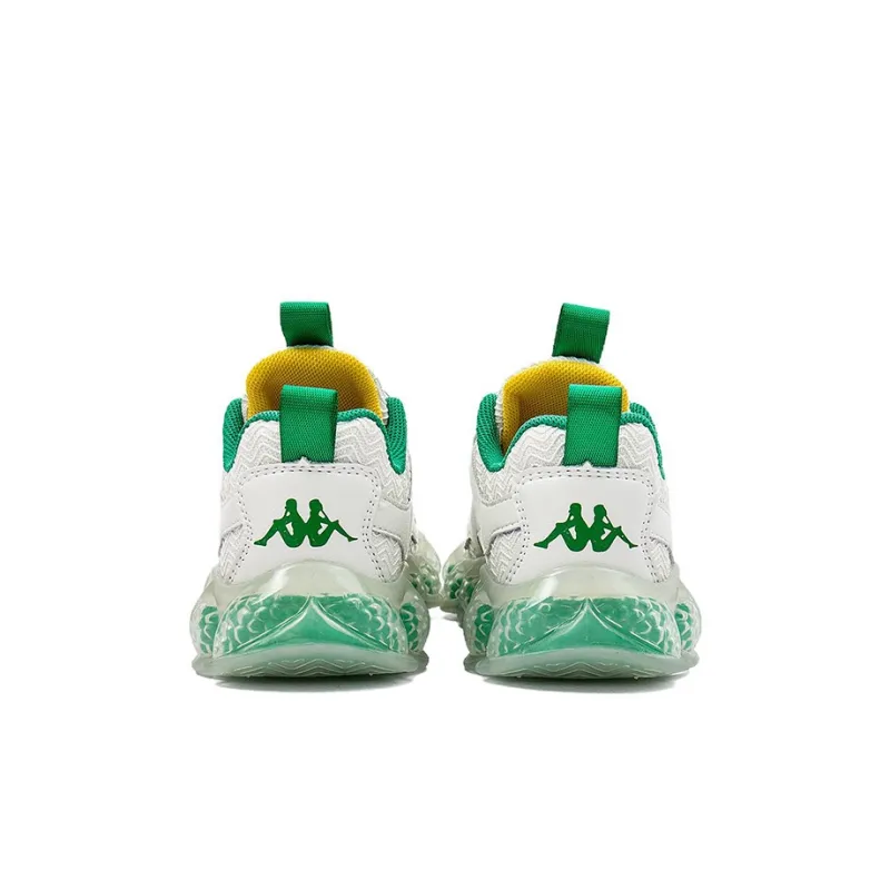 KAPPA KIDS Slip Resistant Lightweight Breathable Kids Lifestyle Shoes Beige Green Kids'-3