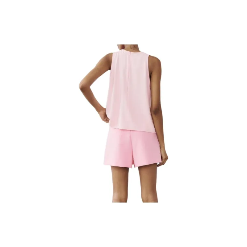 ZARA Tank Tops Women's Pink-3