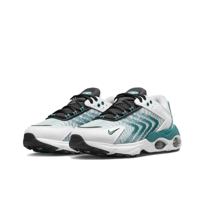 Nike Air Max TW Cushioning Wear Resistant Low Top Sports Casual Shoes Green White Teenagers-2