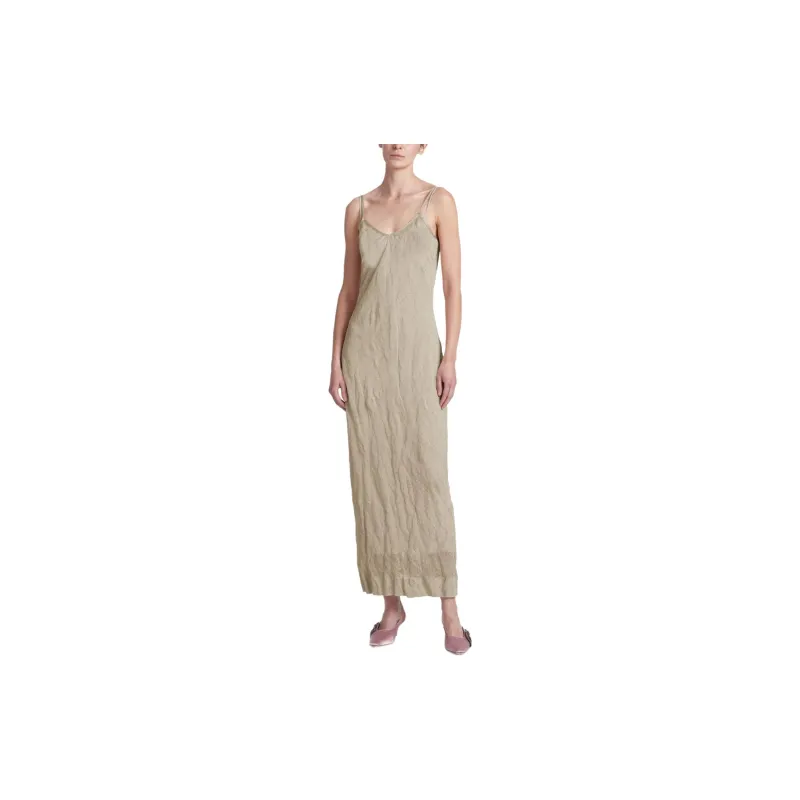 ALTUZARRA Peggy Crinkled Slip Dress-1