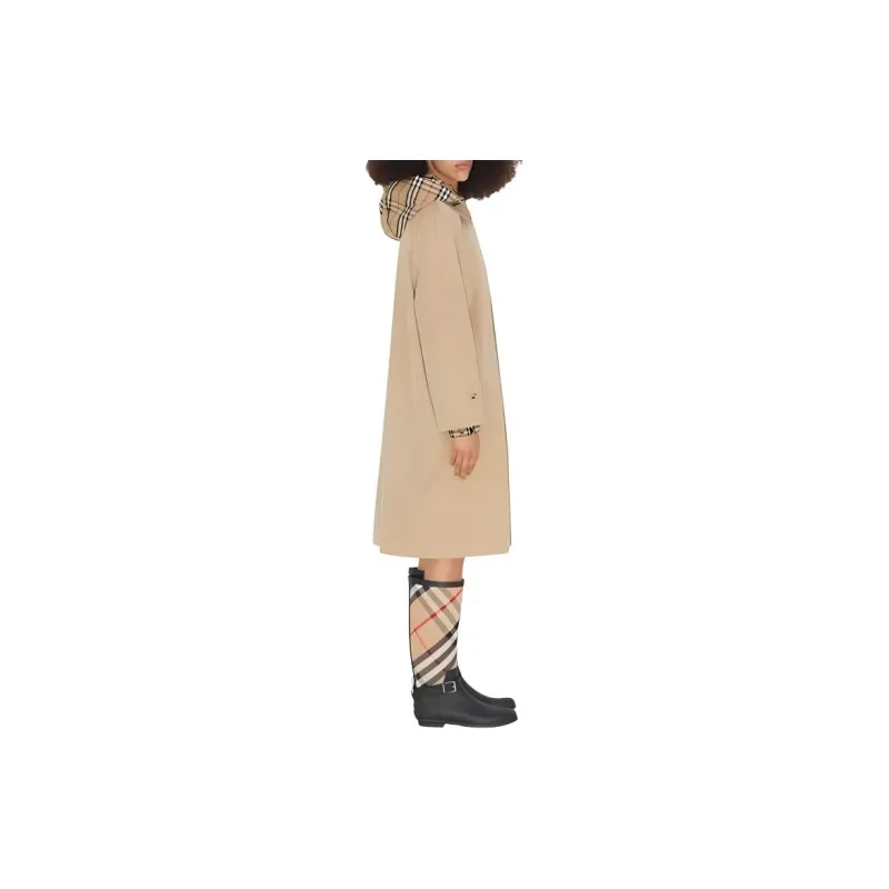 Burberry Trench Coat Women's Khaki-4