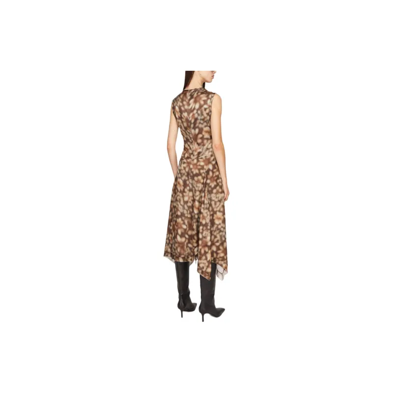 Acne Studios SS24 Sleeveless Dress Women's Brown-2