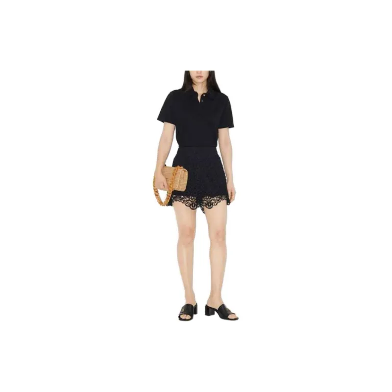 Burberry Polo Shirts Women's Black-1