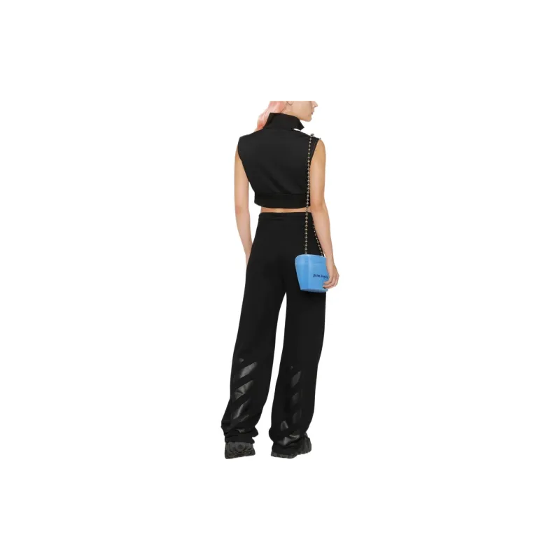 PALM ANGELS Crop Tops Women's Black-1