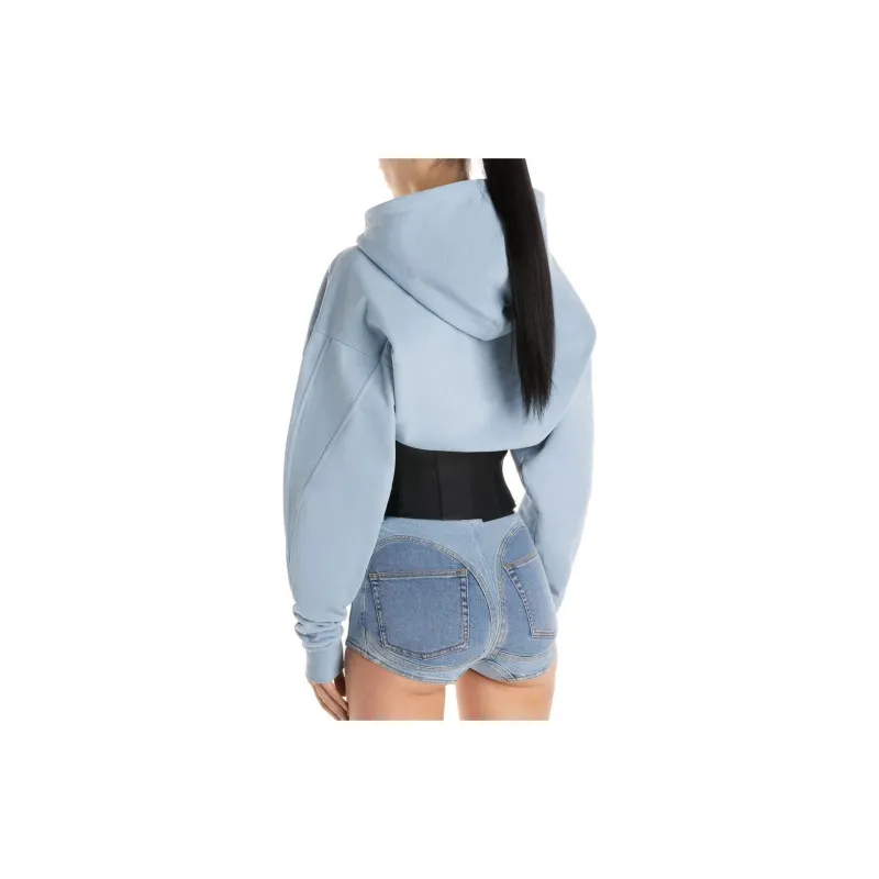 Mugler Sweatshirts Women's Blue-1