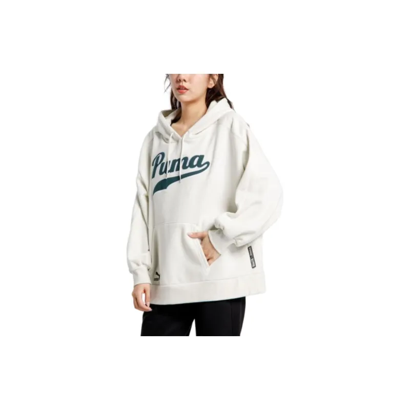 PUMA Sweatshirts Women's White-3