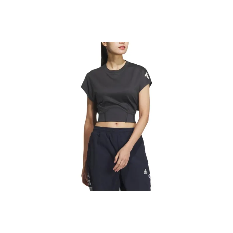 Adidas COLORBLOCK T Shirt Women's Black-2