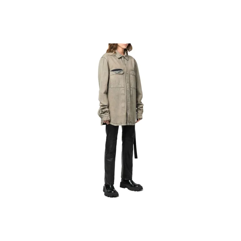 Rick Owens DRKSHDW Shirt Women's Gray-3