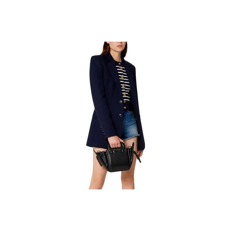 Ami Two Button Blazer 'Nautic Blue'-2