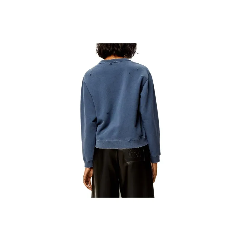LOEWE Sweatshirt 'Trainquil Mountain Blue'-3
