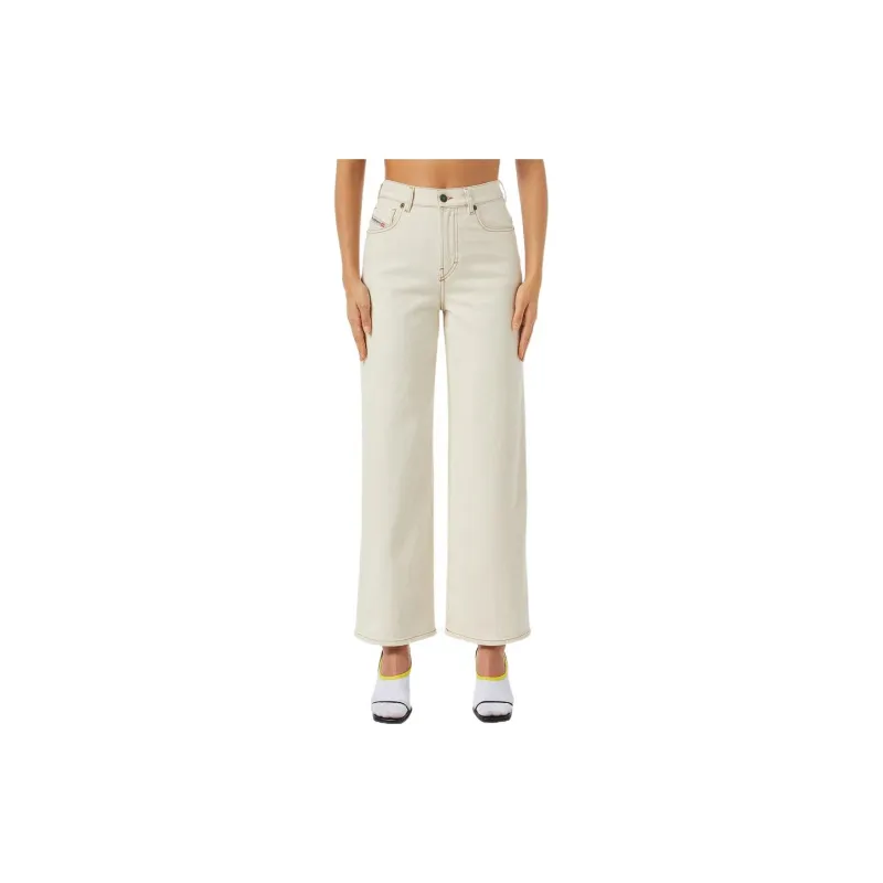 DIESEL Straight-Leg Cropped Jeans-1