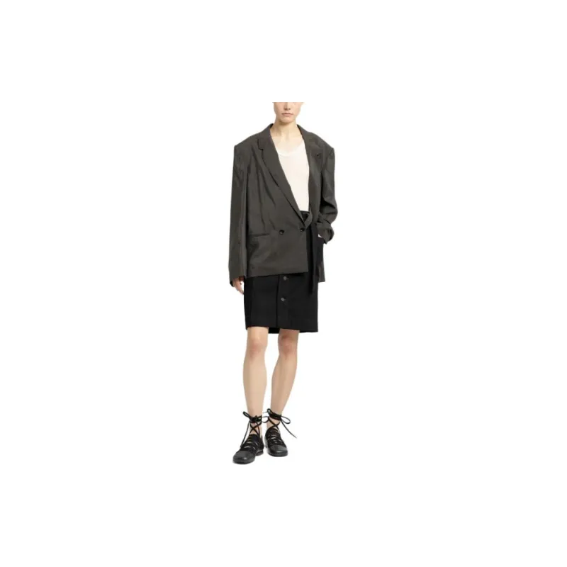 Lemaire Double breasted Silk Blend Blazer-1