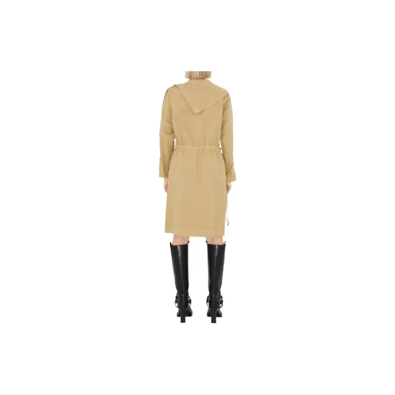 Burberry SS24 Long Sleeved Dresses Women's Sandy Beige-3