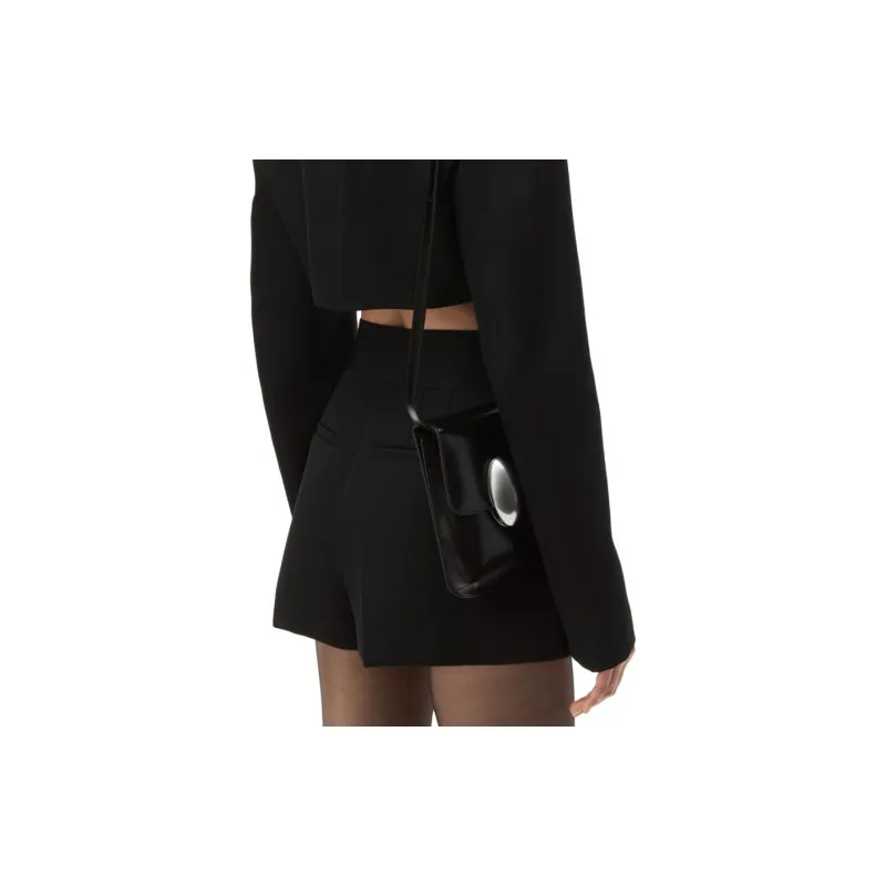 Alexander Wang Pleated Wool Tailored Shorts-4