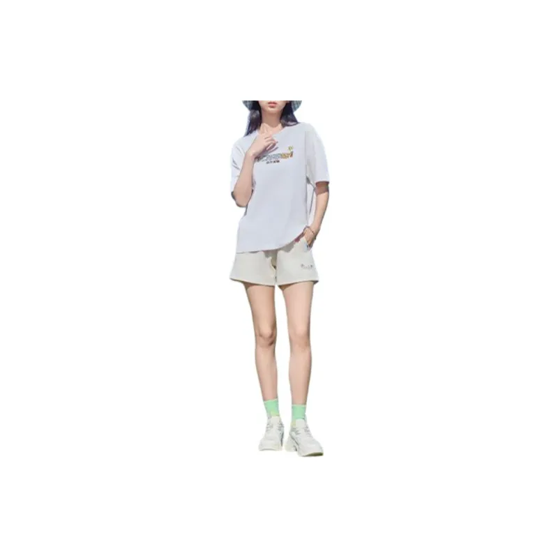 QIAODAN Regular T Shirt Women's Jordan White-3