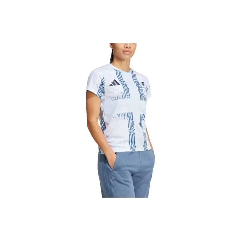 Adidas Women's Team Gb T Shirt Sky Tint-2