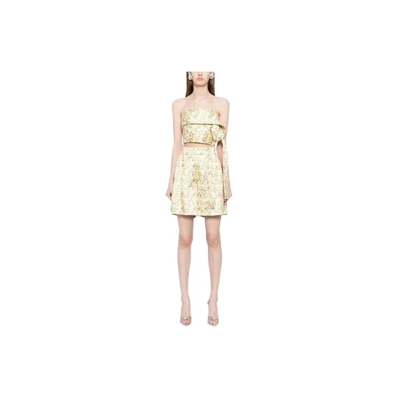 Saiid Kobeisy Mikado Tailored Top And Shorts Set-1