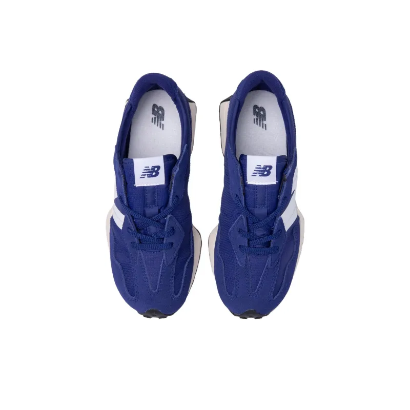 New Balance NB 327 Slip Resistant Anti Kick Cushioning Low Top Kids' Running Shoes Blue White Kids'-2