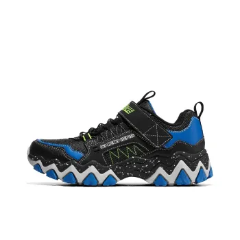 Skechers Rugged Summits Anti-Kick Cushioning Low-Top Kids' Running Shoes Blue Black Teenagers