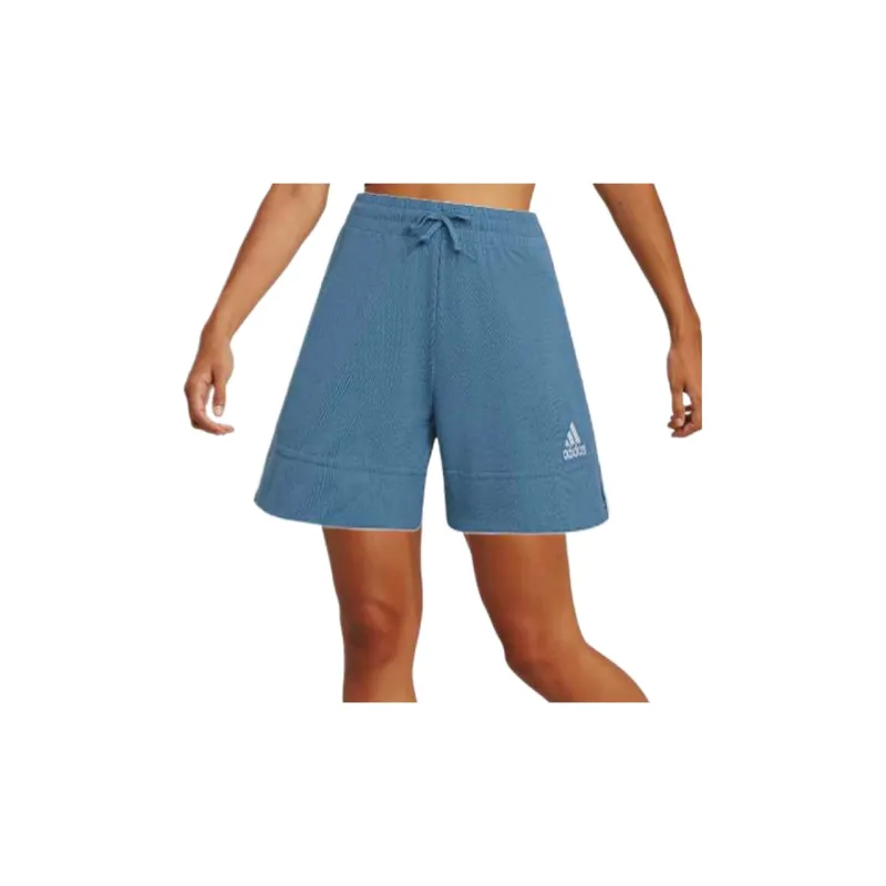 Adidas Essentials Slim 3-Stripes Shorts Casual Shorts Women's Reconstructed Blue-2