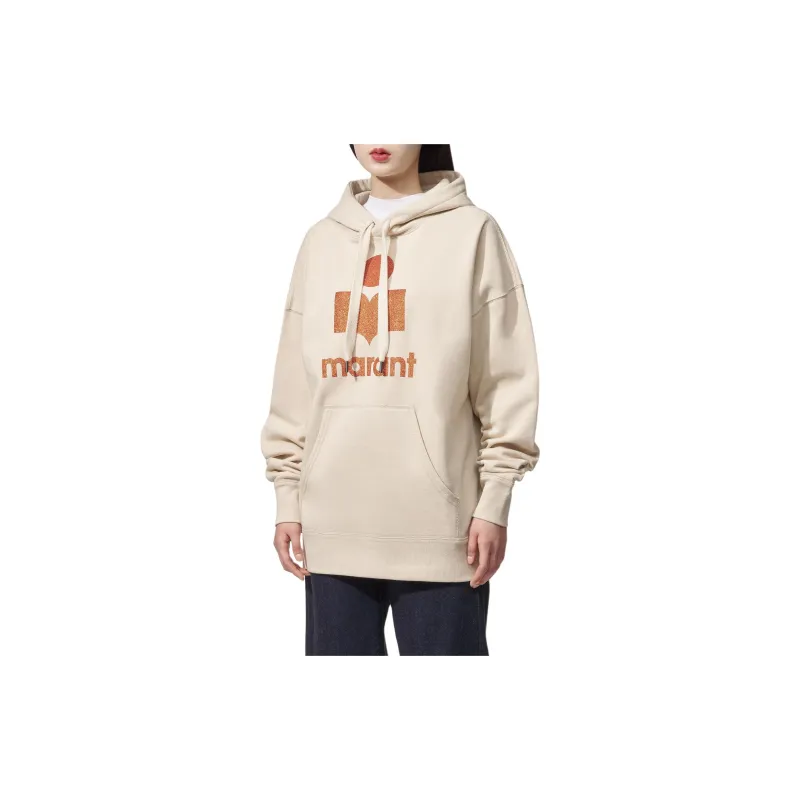 ISABEL MARANT ETOILE Mansel Logo Printed Drawstring Hoodie-2