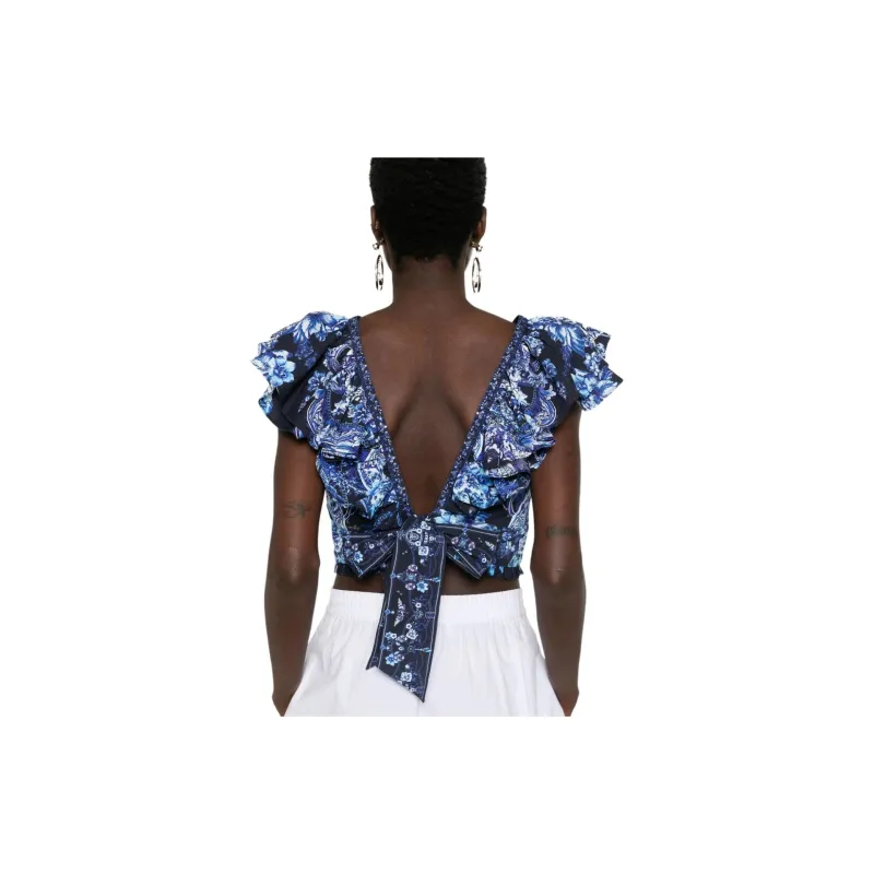 Camilla Delft Dinasty Floral print Vest-4