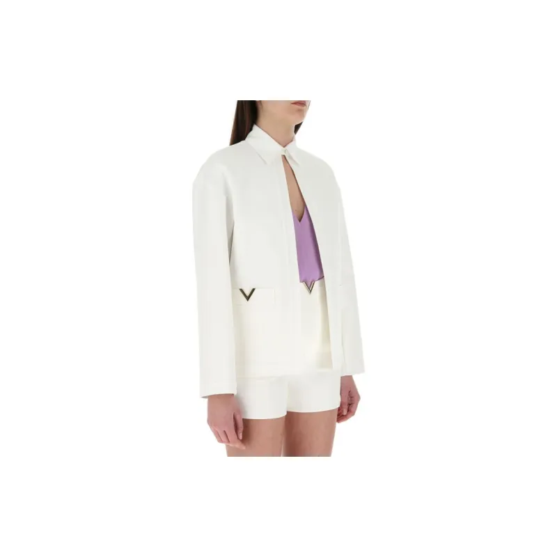 Valentino SS21 Jackets Coats Women's White-4