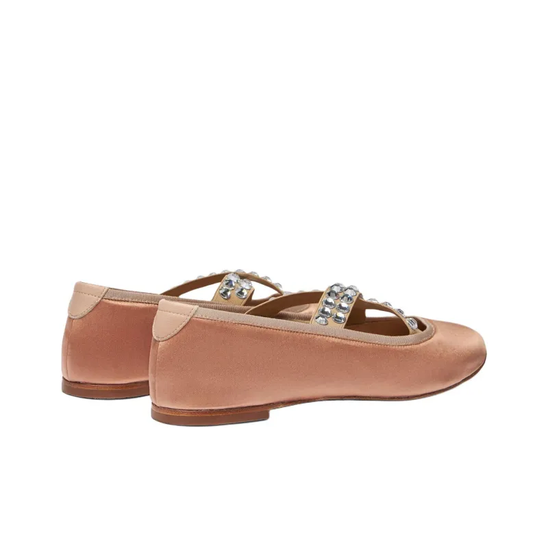 Casadei Avenue Ballet Casual Single Shoes Women's Brown-4