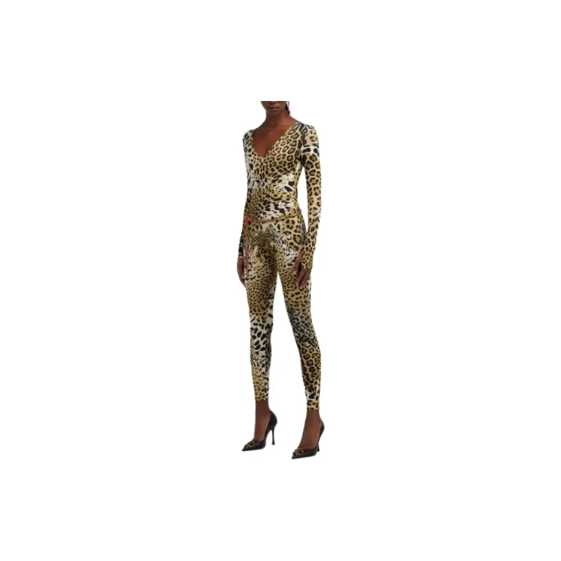 Roberto Cavalli Leopard print Playsuit-4