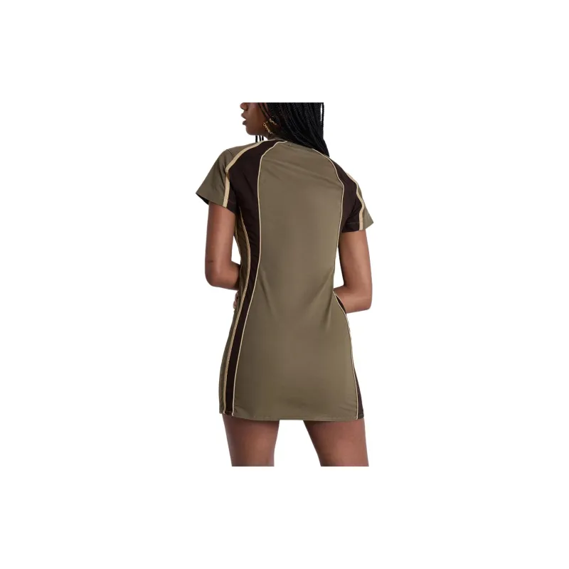 Jaded London Short-Sleeved Dresses Women's Khaki Green-2