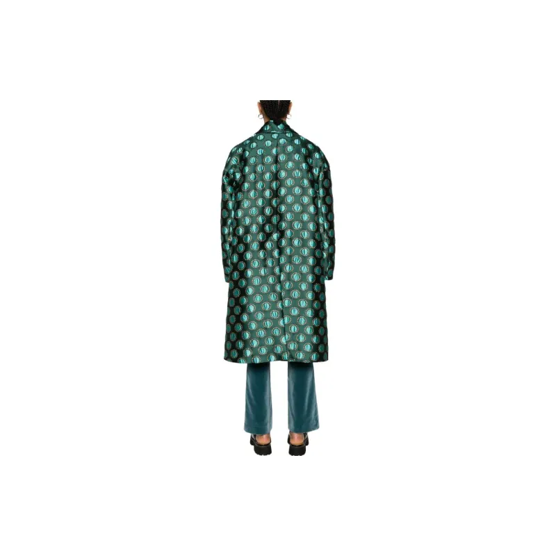 La DOUBLEJ. Boxy Polka dot Print Coat-1