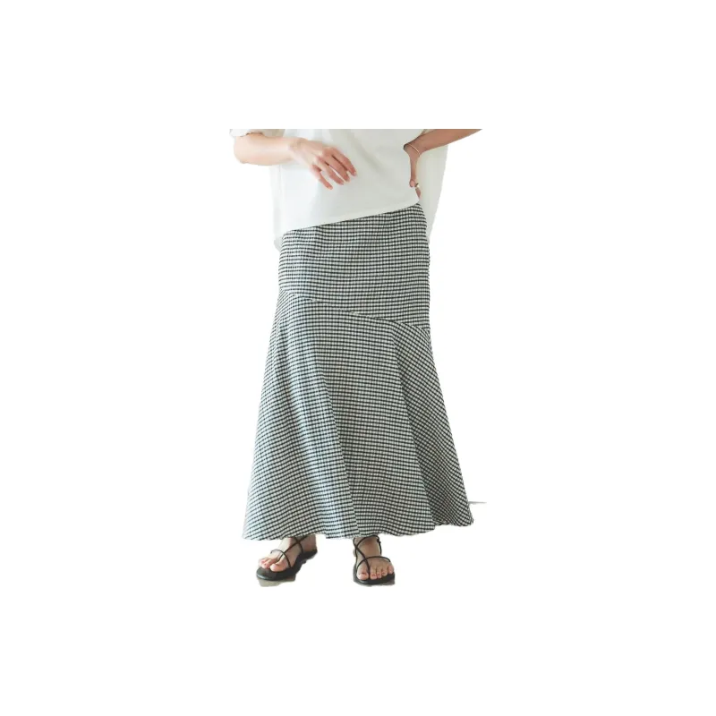 Beams Casual Long Skirts Women's Black-3