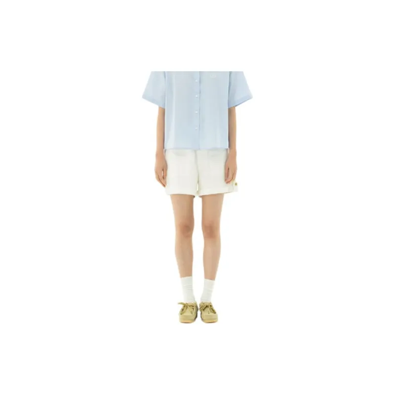 Lee Denim Shorts Women's White-3