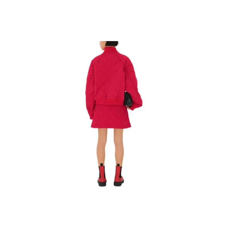 Burberry Casual Short Skirts Women's Red-2