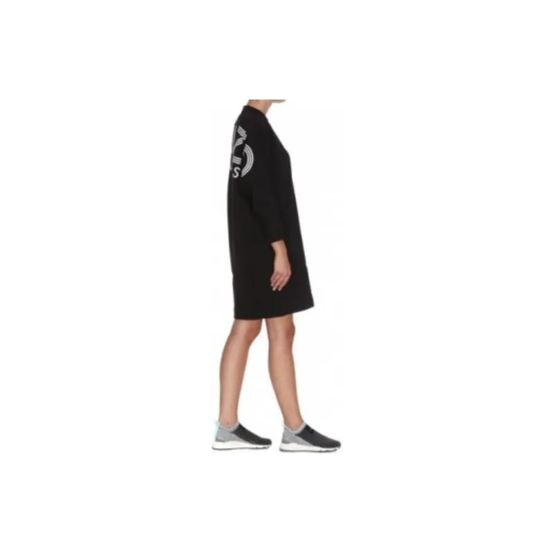 KENZO Long Sleeved Dresses Women's Black-1