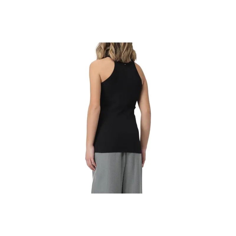 SportMax Ribbed Sleeveless Top-5