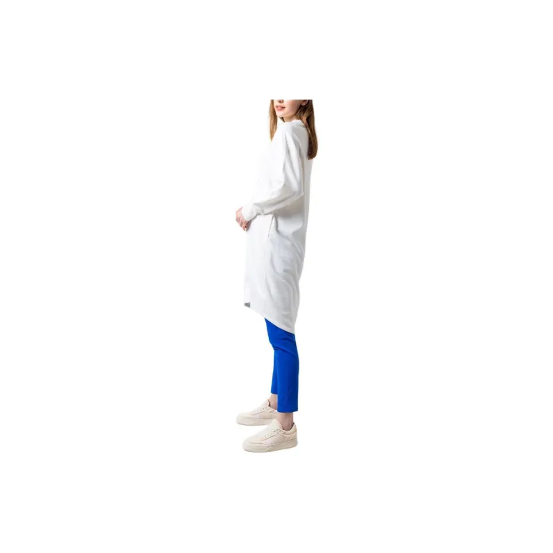 LACOSTE Long-Sleeved Dresses Women's White-4
