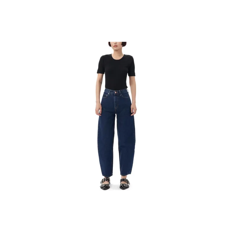 GANNI Stary High Waist Jeans-3