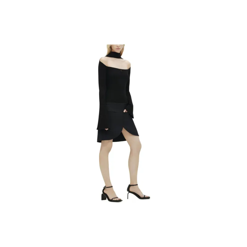 COURREGES Cut out Ribbed Jumper-3